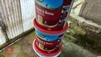 4X 10KG TUBS OF FISH, BLOOD & BONE PLANT - 4