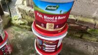 3X 10KG TUBS OF FISH, BLOOD & BONE PLANT - 3