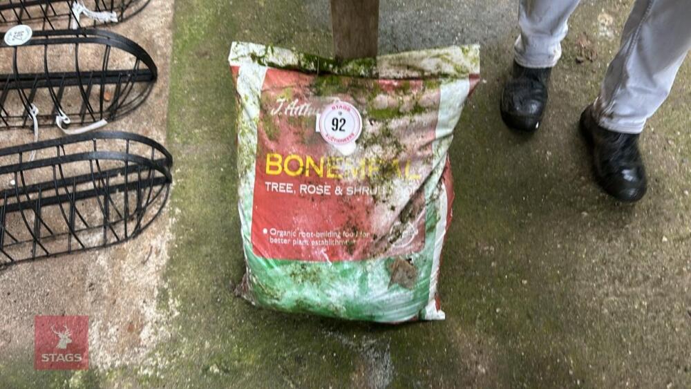 1 X 25KG TUB OF BONE MEAL