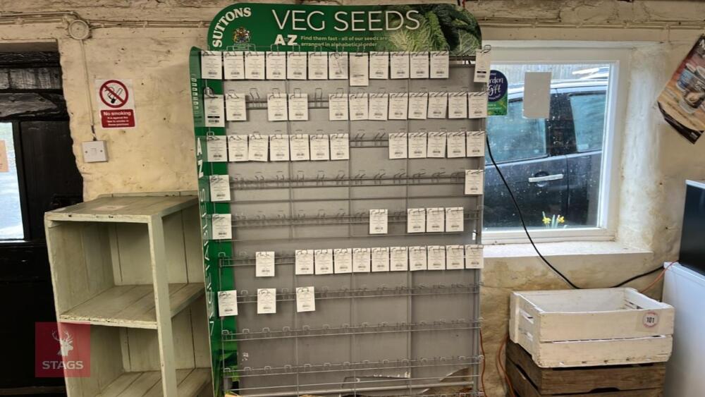 PLANT SEED DISPLAY RACK