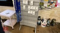 DOUBLE SIDED PLANT SEED DISPLAY RACK - 2