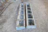 2 X 6' GALV TROUGHS - 5