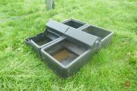 2 PLASTIC WATER TROUGHS - 4