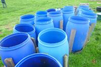 16 BLUE BARREL POULTRY FEEDER - 4