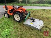 KUBOTA B1500 COMPACT TRACTOR & 4' TOPPER - 4