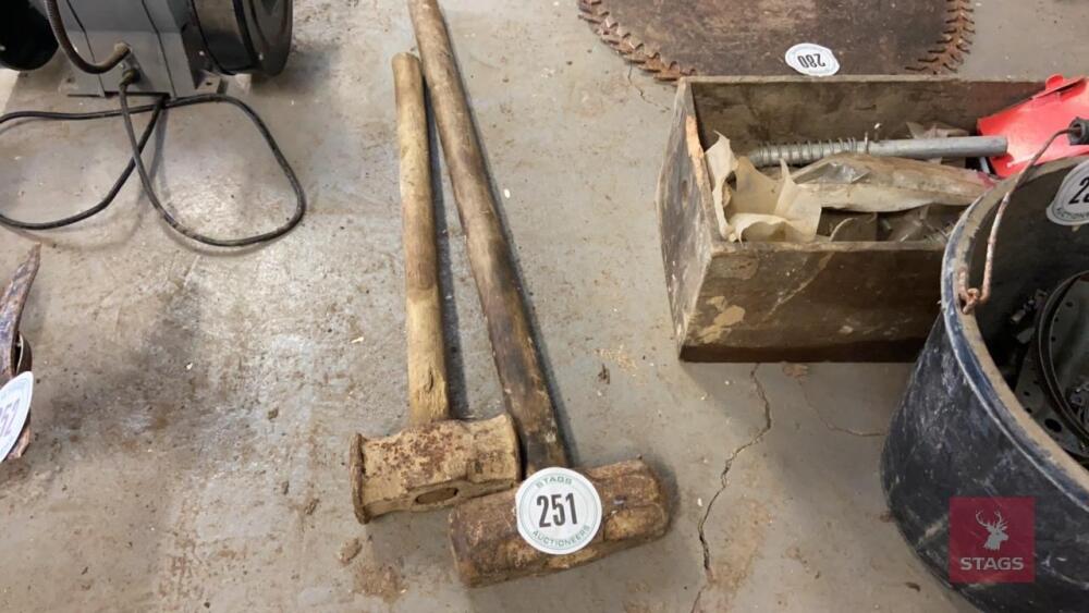 2 SLEDGE HAMMERS