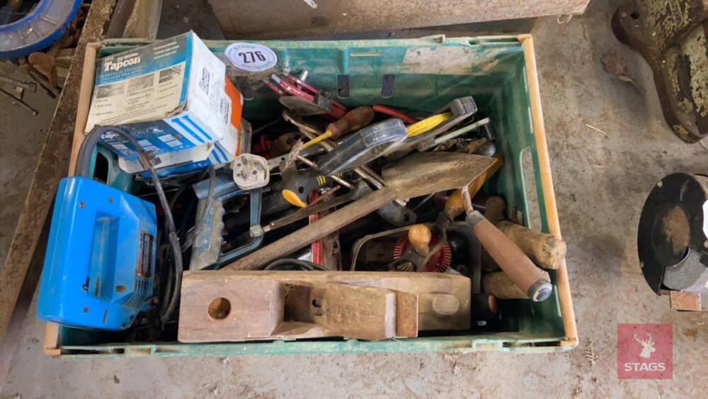 BOX OF HAND TOOLS