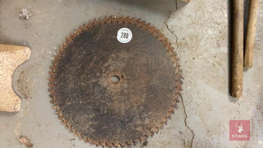 2 CIRCULAR SAW BLADES