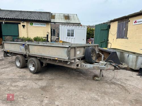 IFOR WILLIAMS 1M 126 TWIN AXLE TRAILER