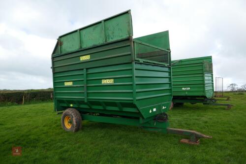 1990 FRASER M80 MONOCOQUE SILAGE TRAILE