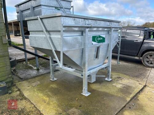 NEW CONDON 2.5T GALVANISED FEED BIN