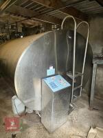 FABDEC 7000L DX MILK TANK C/W COMPRESSOR