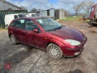 2003 FORD FOCUS CAR