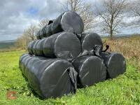 34 ROUND BALES OF SILAGE