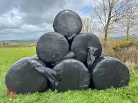 34 ROUND BALES OF SILAGE - 2