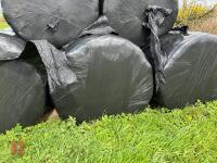 34 ROUND BALES OF SILAGE - 3