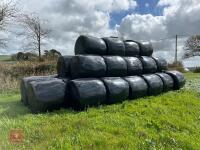 34 ROUND BALES OF SILAGE - 5