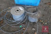 2 ROLLS OF WIRE ROPE