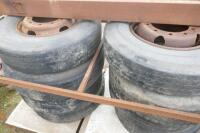 8 11X22.5 LORRY WHEELS & TYRES - 3