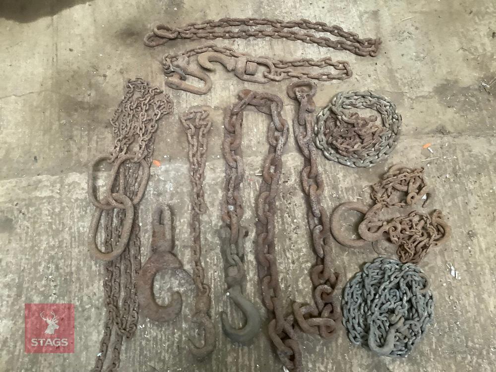 VARIOUS HEAVY DUTY TOW CHAINS