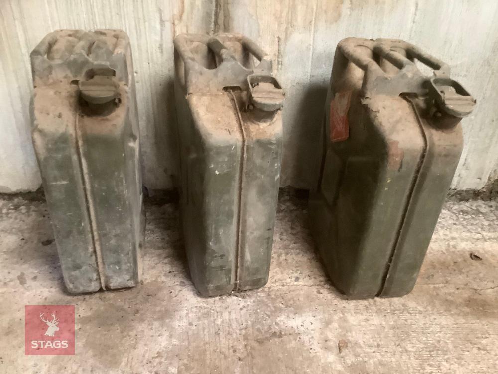 3 JERRY CANS