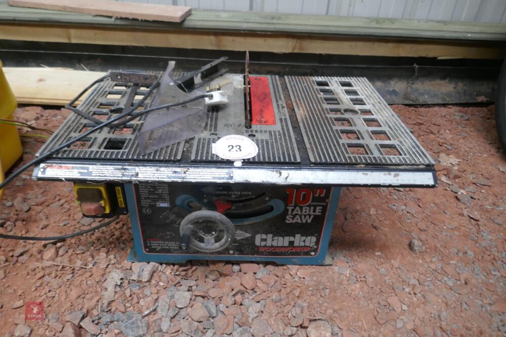 CLARKE 10'' TABLE SAW (23)