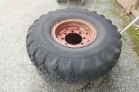 2 X 13.00-18 WHEELS & TYRES - 2