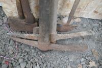 2 PICK AXES, AXE, DIGGER & SLEDGE (49) - 2