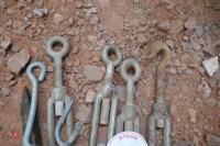 4 WIRE STRAINERS & GATE HOOK (55) - 4