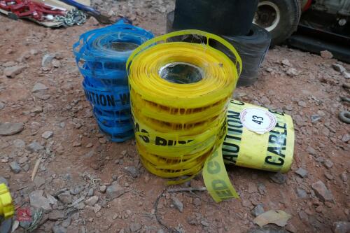 3 ROLLS OF CAUTION TAPE (43)