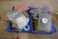 2 BOXES OF ELECTRICAL SUNDRIES (154)