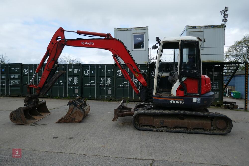 2004 KUBOTA KX161-3 5T MINI DIGGER