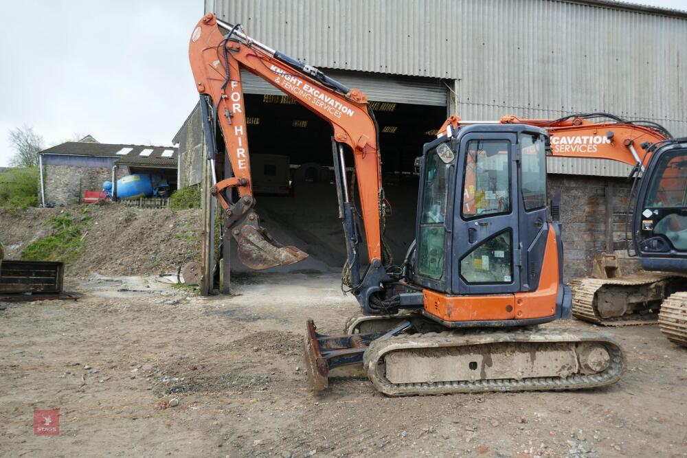 2013 HITACHI ZAXIS 55U 5.5T MINI DIGGER