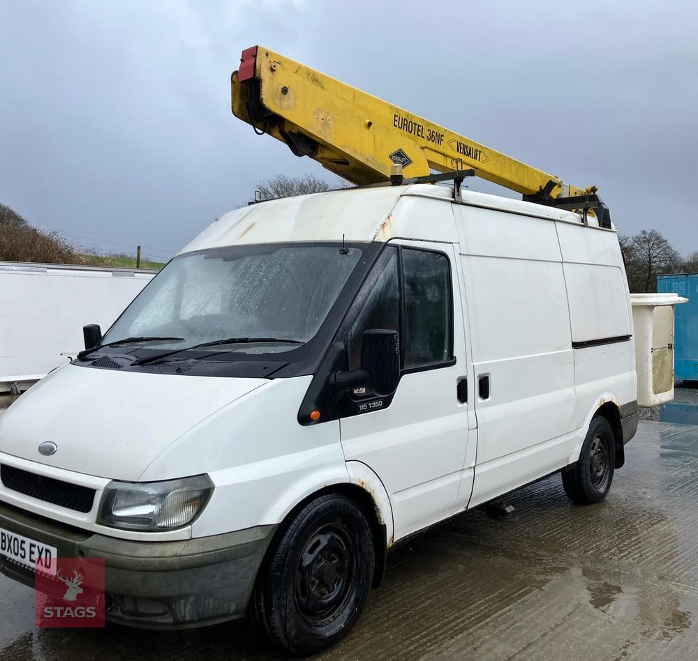 2005 FORD TRANSIT T350 2.4TDI WITH LIFT