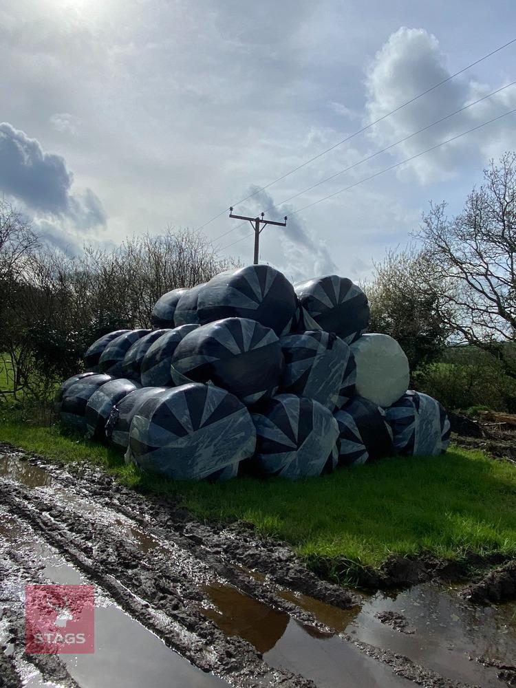 40 ROUND BALES OF JULY 2023 HAYLAGE