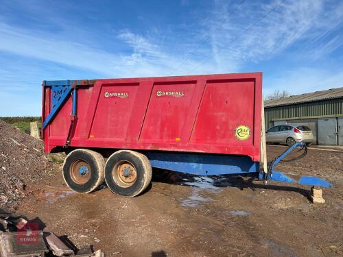 2012 MARSHALL QM1200 GRAIN TRAILER