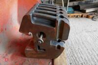 5 45KG KUBOTA FRONT TRACTOR WEIGHTS - 5