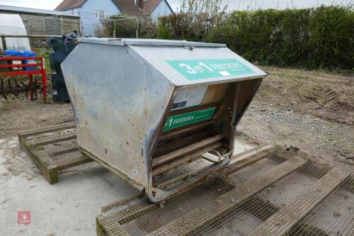 ADVANTAGE 3 IN 1 GALVANISED SHEEP FEEDER