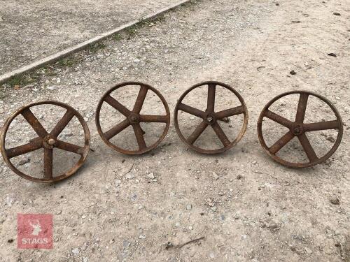 12'' CAST IRON WHEELS