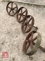 12'' CAST IRON WHEELS - 4