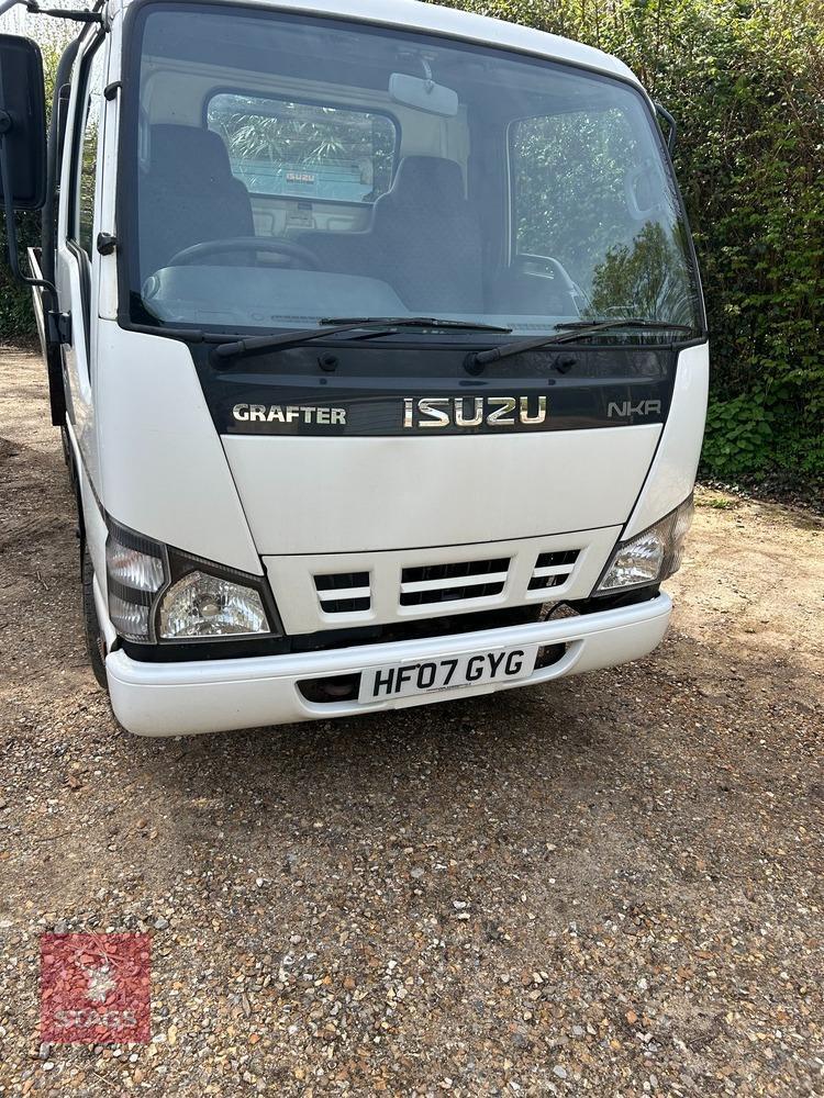 2007 ISUZU NKR FLATBED 2WD TRUCK (S/R)