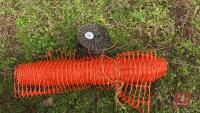 HAZARD TAPE AND FENCE REEL