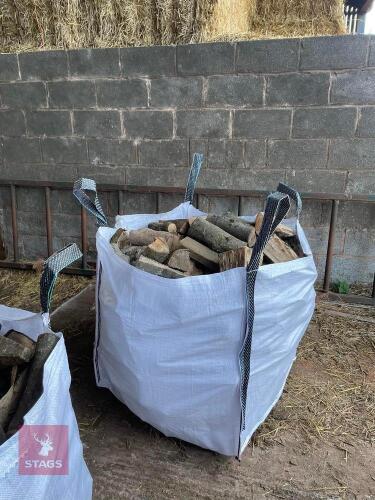 0.85M3 DUMPY BAG OF MIXED LOGS