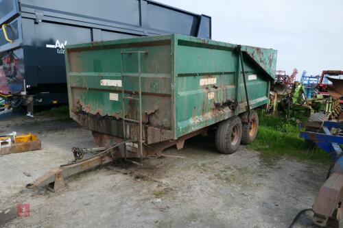 FRASER 8TON TWIN AXLE MUCK TRAILER