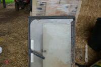 BACK WINDOW & FRAME TO FIT CASE 685 - 2