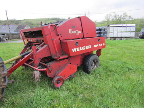 WELGER RP125 ROUND BALER