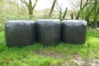 3 BALES OF HAYLAGE & 1 BALE OF STRAW - 2