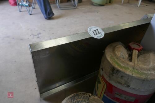 2 STAINLESS STEEL WORKTOPS (227)