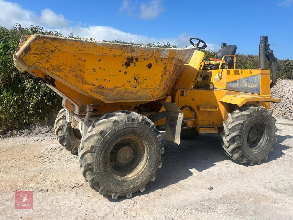 2008 THWAITES 6T SWIVEL TIP DUMPER TRUCK