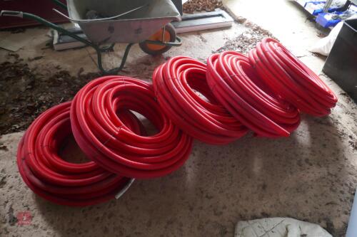 5 ROLLS OF UNDER FLOOR HEATING PIPE